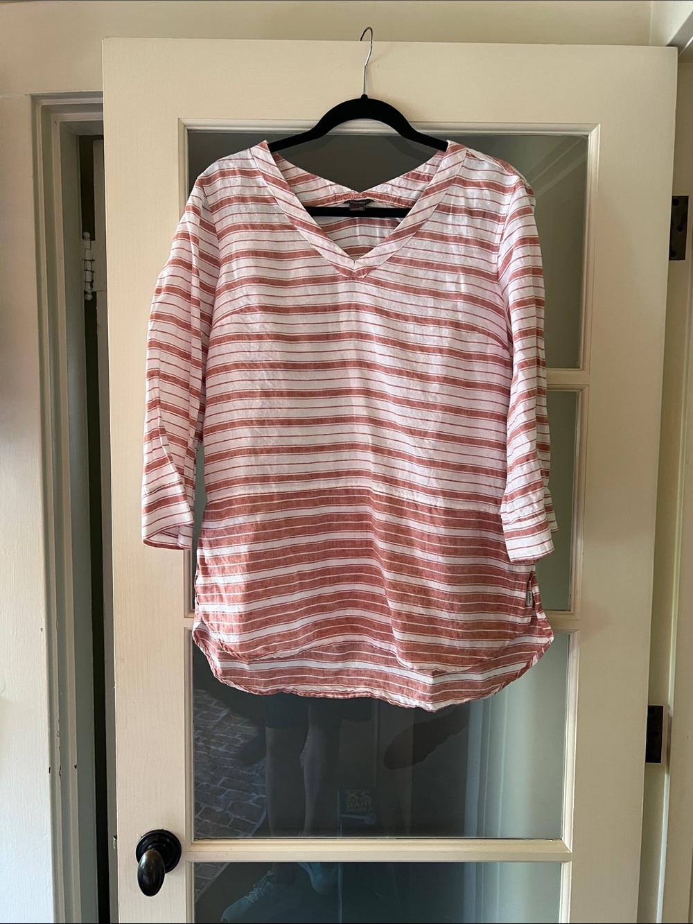 Eddie Bauer linen cotton blend tunic